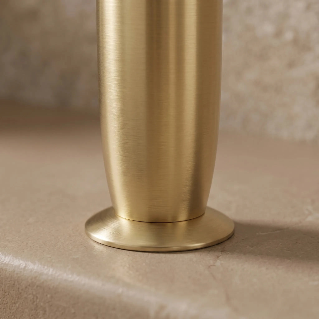 Rubinetto Da Lavabo Premium Rea Como Brush Gold High