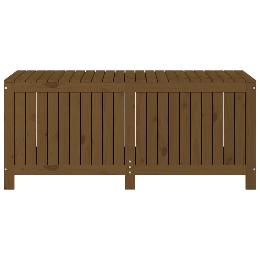 Baule portaoggetti da giardino 147 x 68 x 64 cm legno di pino color miele 02_0013104