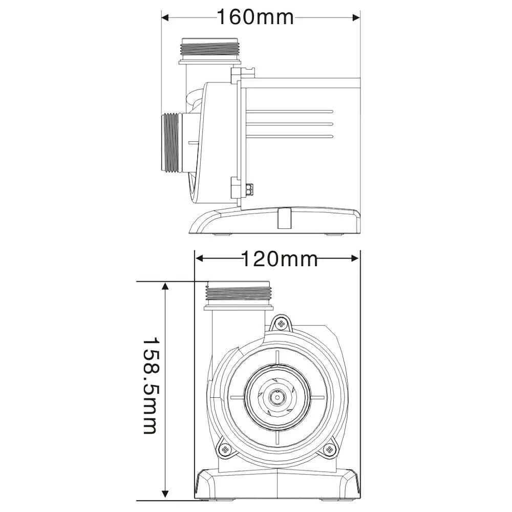 Pompa per piscina circolazione 12000 litri all'ora 100 watt 16_0001982