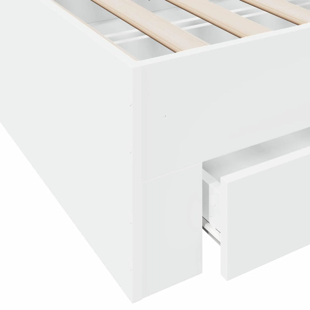 Telaio del letto con storage Bianco 80 x 200 cm 3429525
