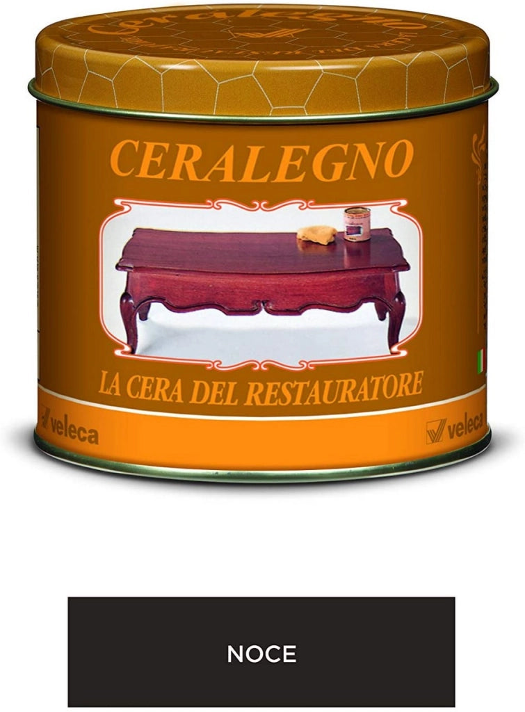 Ceralegno Cera in Pasta per Restauro Legno 1 L Noce – Protettiva e Lucidante