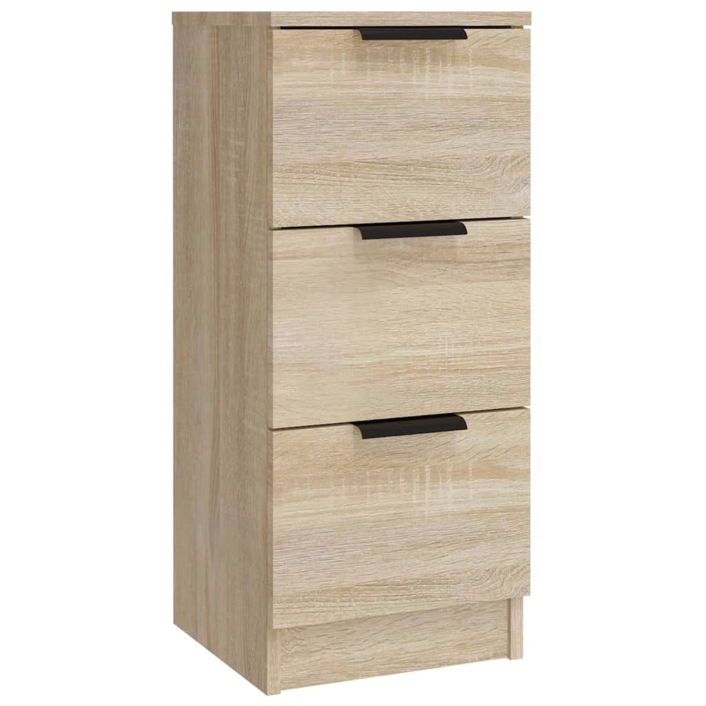 Buffet credenza cassettiera armadio mobile contenitore organizer per cucina soggiorno salotti 3 pezzi legno ingegnerizzato Sonoma marrone 02_0037107