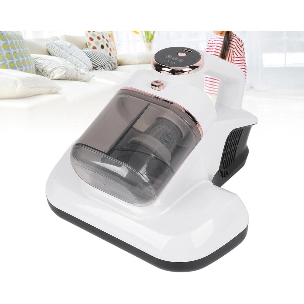 Trade Shop - Aspirapolvere Senza Fili Portatile Rimuovi Acari Con Dopρρια Tazza 3 Velocità Tecnologia Uv-c -