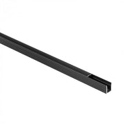 Profilo LED NW02 da superficie nero con diffusore 2m Ecolight