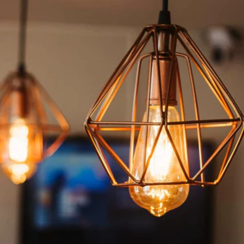 Optonica lampadina candela led attacco e27 luce calda vetro dorato dimmerabile