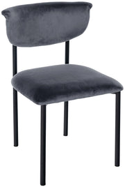 Sedia visitatore in velluto Gambell 3