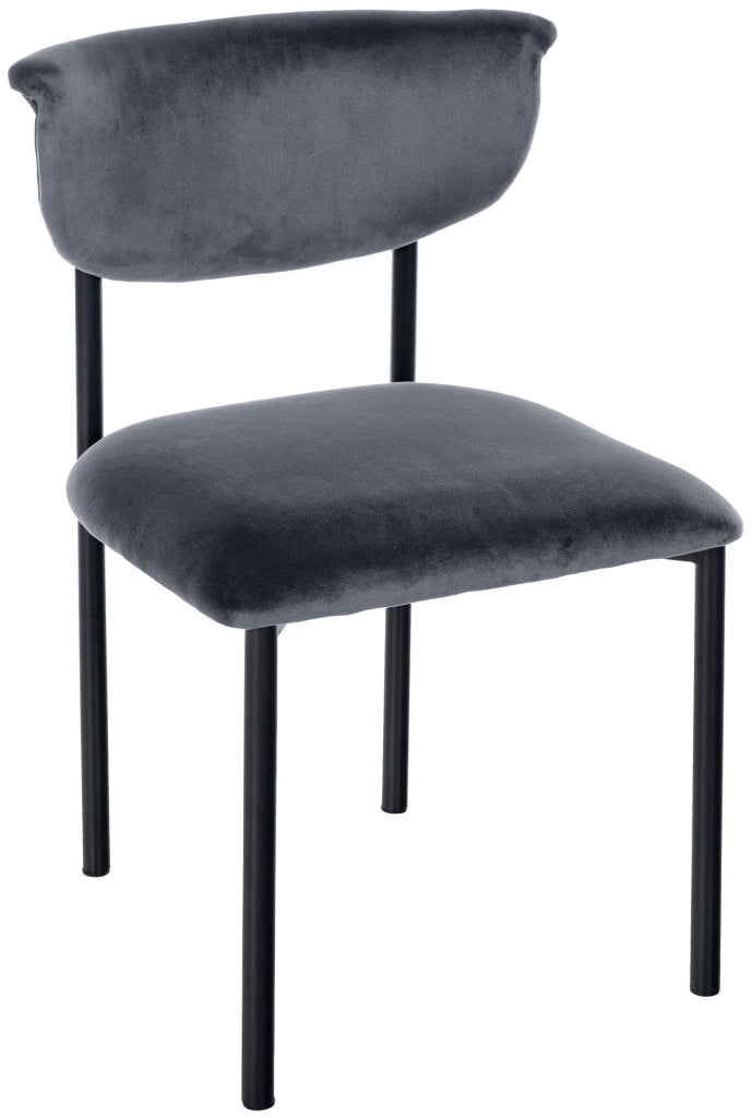 Sedia visitatore in velluto Gambell 3