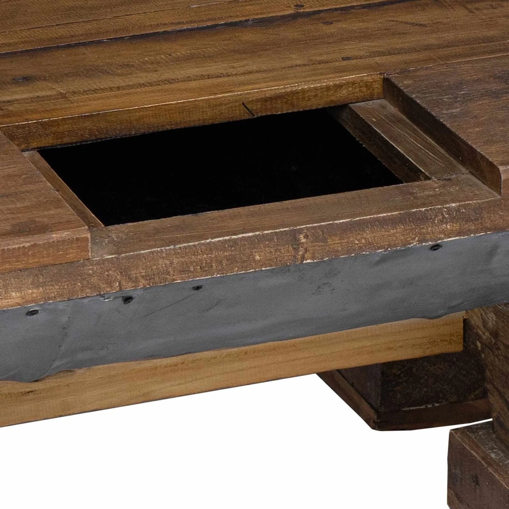 Tavolino da salotto Naturale 90 x 50 x 35 cm legno 42007499