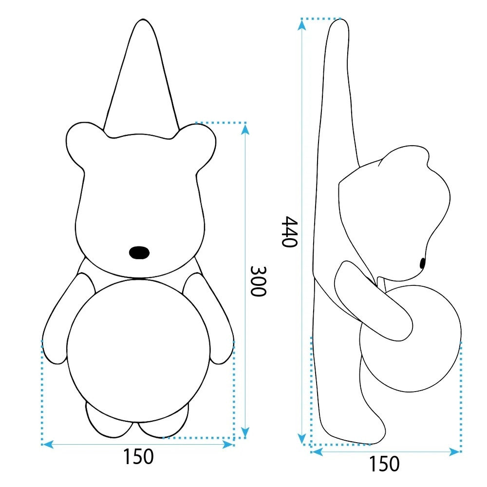 Lampada Da Parete Orso In Camicia G169-1w Blue