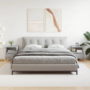 Comodini 2pz-Set di 2 Tavolino da notte Grigio Cemento 40x35x50 cm in Legno Multistrato 720516