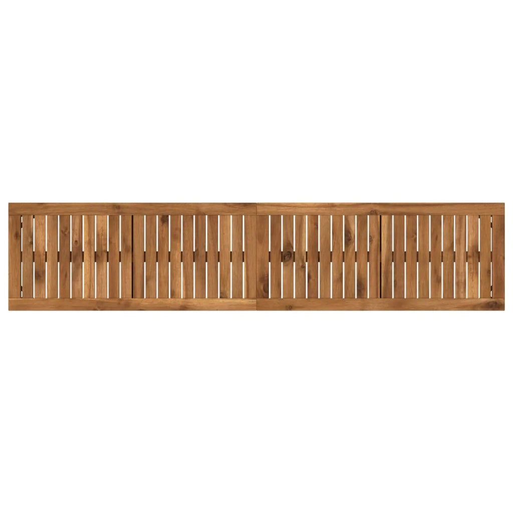 Panchina da giardino 161 x 35 x 45 cm Legno di Acacia Massello 901300