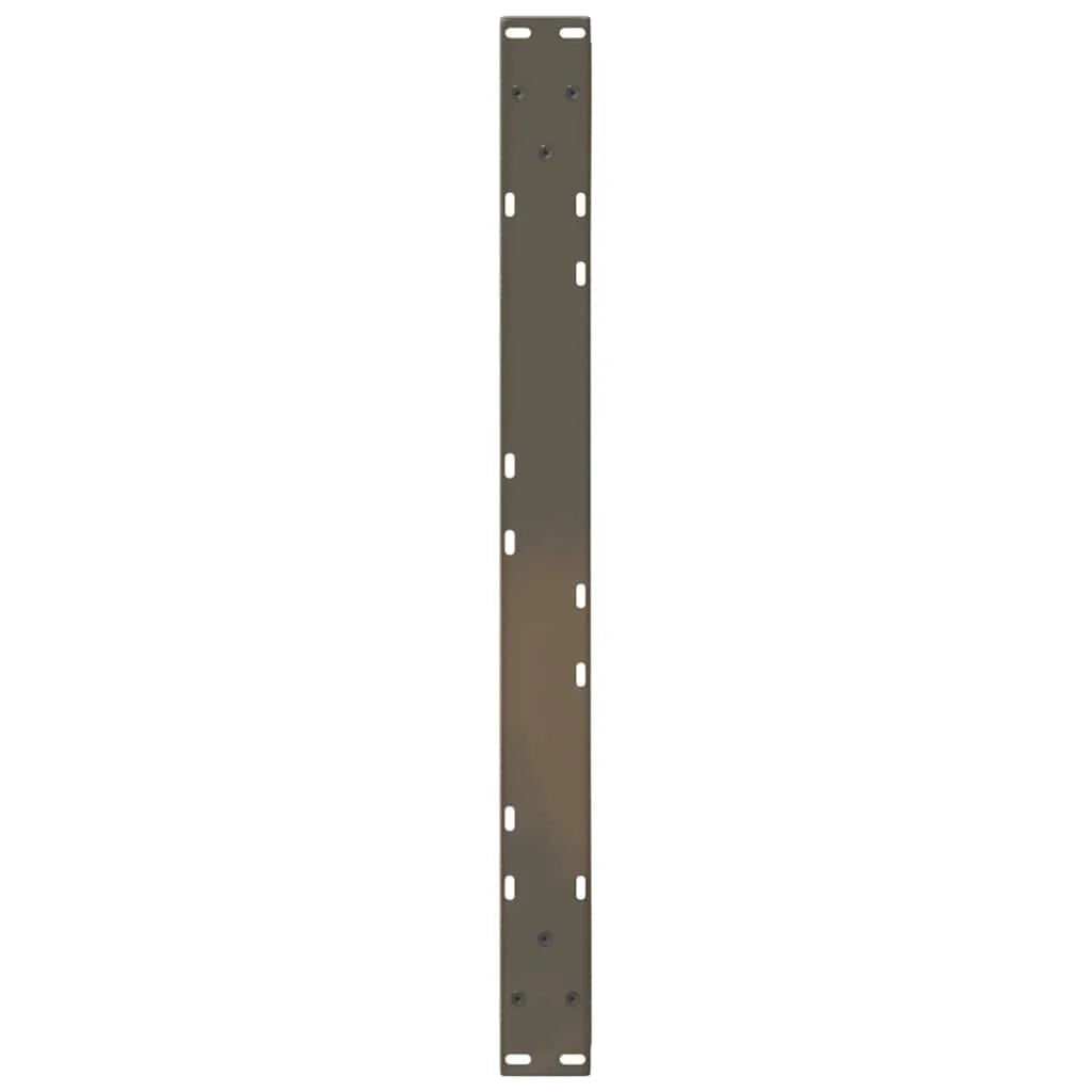 Set di 2 gambe moderne regolabili per tavolino da caffè 70 x 30-31,3 cm in acciaio naturale 02_0056981
