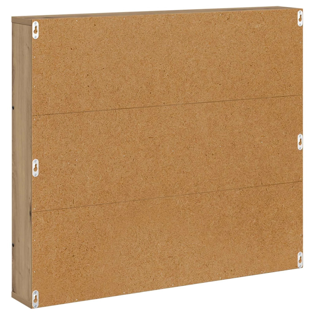 Scaffale per riviste 2 pz Rovere artigianale 80 x 12 x 70 cm CFW9498853
