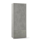Mobile 2 Ante 2 Cassetti H182 L71 Kit Cemento cm 71x41x182h - Sarmog