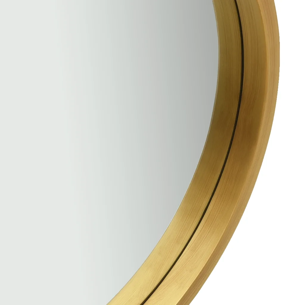 Specchio da Parete con Cinghia 60 cm Oro