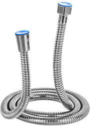 Douchekop con gomma, 6 tipi di getto, risparmio d'acqua, getto d'acqua 1,5M e supporto senza foratura, doccia manuale, douchekop, fissaggio affidabile, argento.