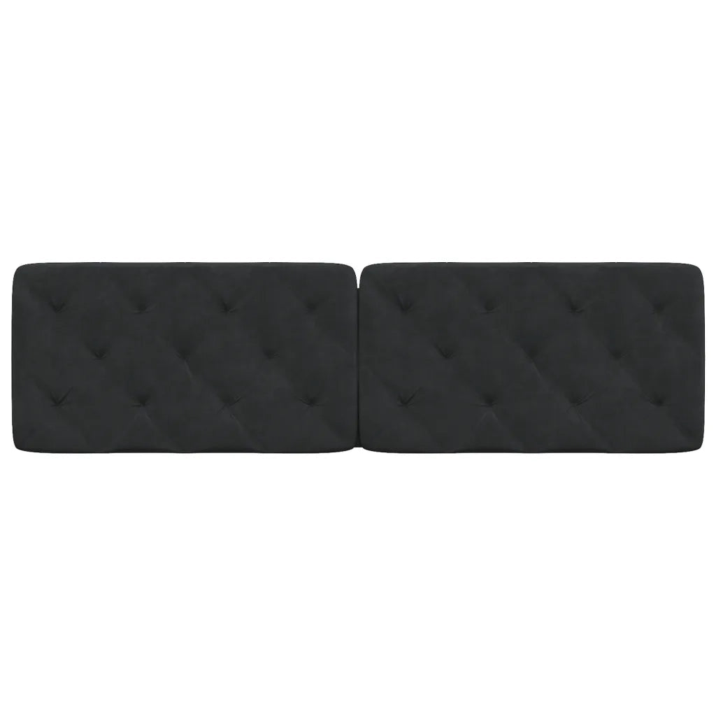 Cuscino Testiera Nero 180 cm in Velluto CFW7164977
