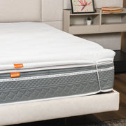 Topper Memory Foam 170x190 - alto 5 cm, a portanza differenziata, sfoderabile | Correttore H5