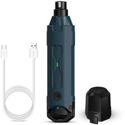 Trimmer per unghie per cani silenzioso (45 dB), 12000 giri al minuto, caricabile, adatto per cani grandi, medi e piccoli, inclusa presa di polvere.