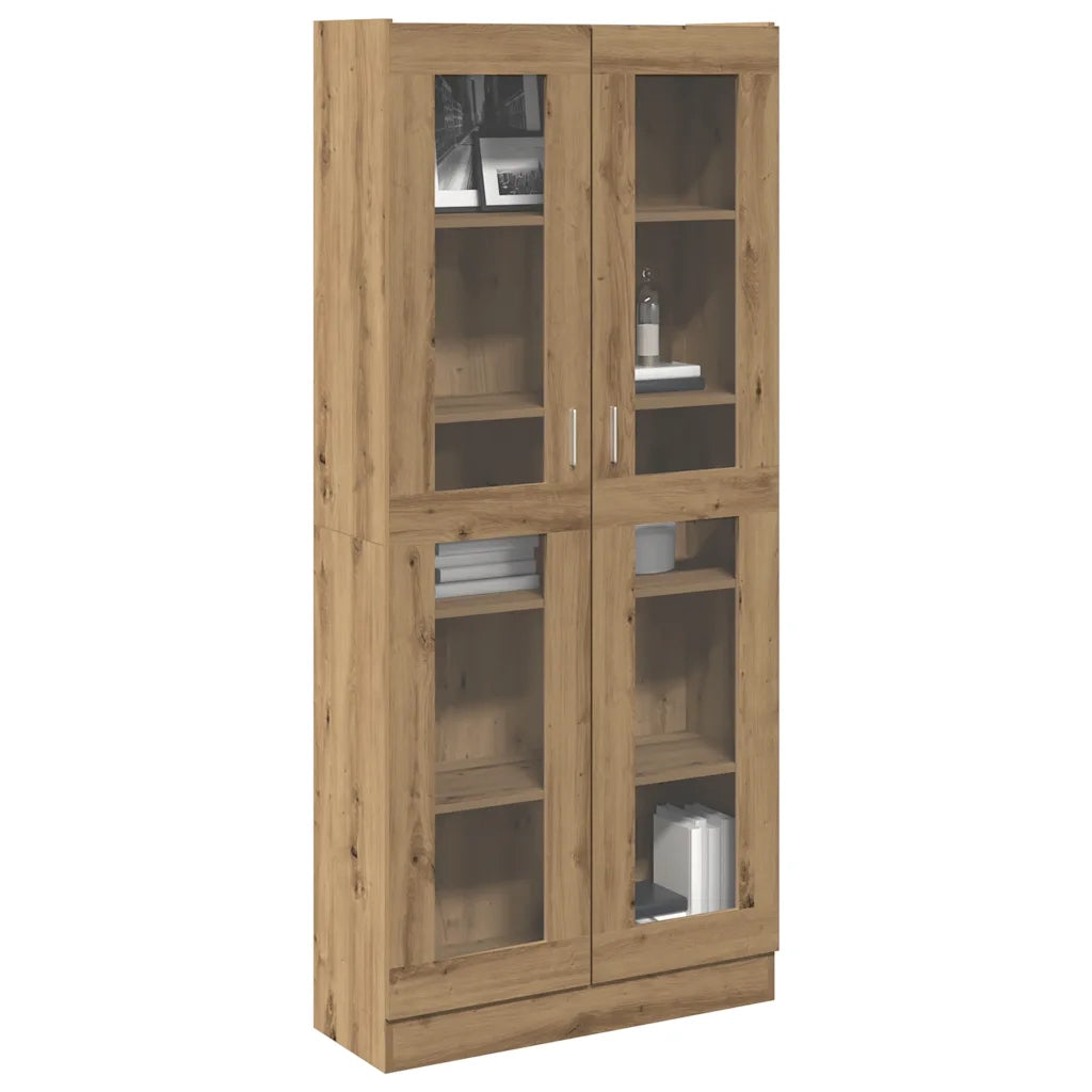 Credenza Alta Rovere Artigianale 82,5x30,5x185 cm in Truciolato 3318721