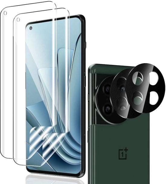 Foglia di protezione TPU - Display e camera - 2 pezzi - Senza bolle d'aria - Protettore dello schermo