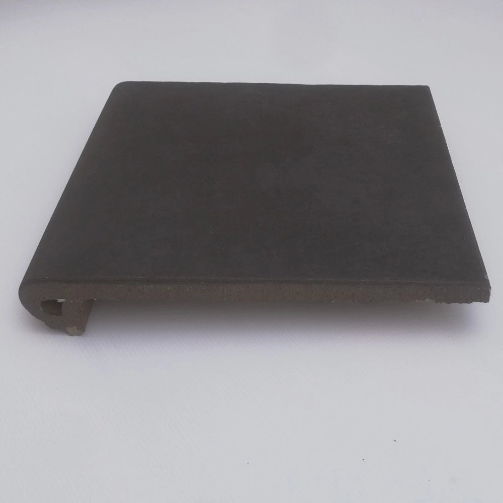 Gradino klinker 325x330x18mm serie orion colore antracite - 1pz