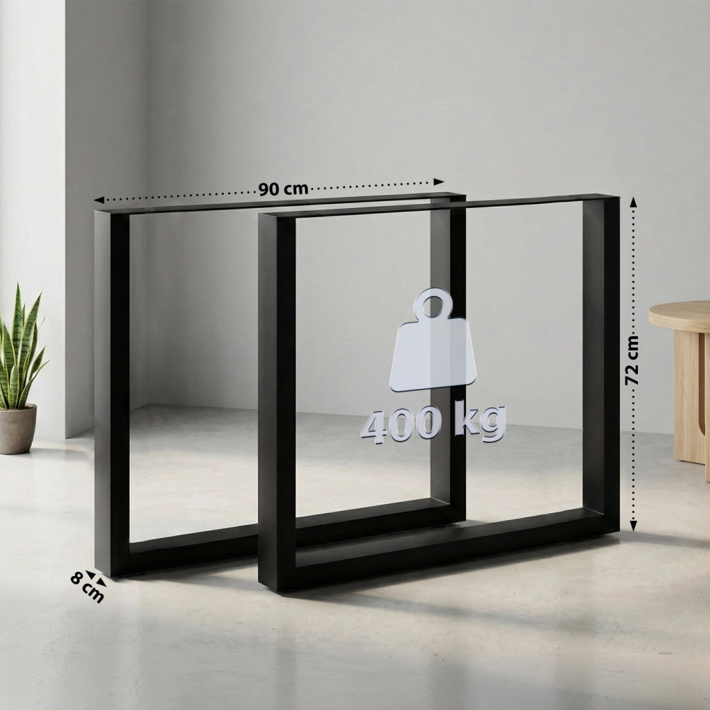 2x gambe del tavolo Ilkan, 90 cm