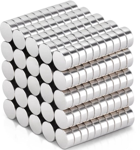 Pacco di 250 minimagneti, rotondi, 5 x 2 mm, piccoli magneti, forti magneti neodymium, forti, piccoli magneti, magneti per lavastoviglie per lavagne magnetiche, whiteboard, foto, calendari, cartelloni da attacchi, materiali per hobby, carte