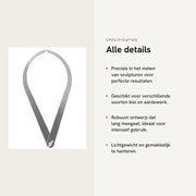 Strumento di misurazione per ceramica e scultura - 10 pollici - Acciaio inossidabile - Gadget utile