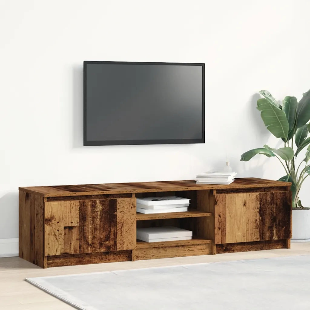 Mobile TV Legno Antico 140x40x36 cm in Legno Multistrato 861138