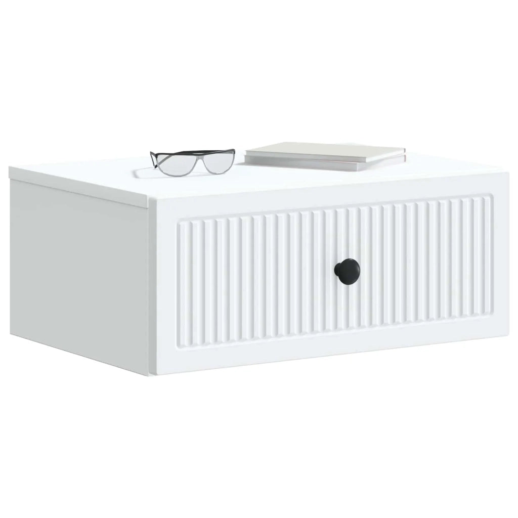 Armadio da Notte Bianco 49 x 34,5 x 20 cm Legno ingegnerizzato 897935