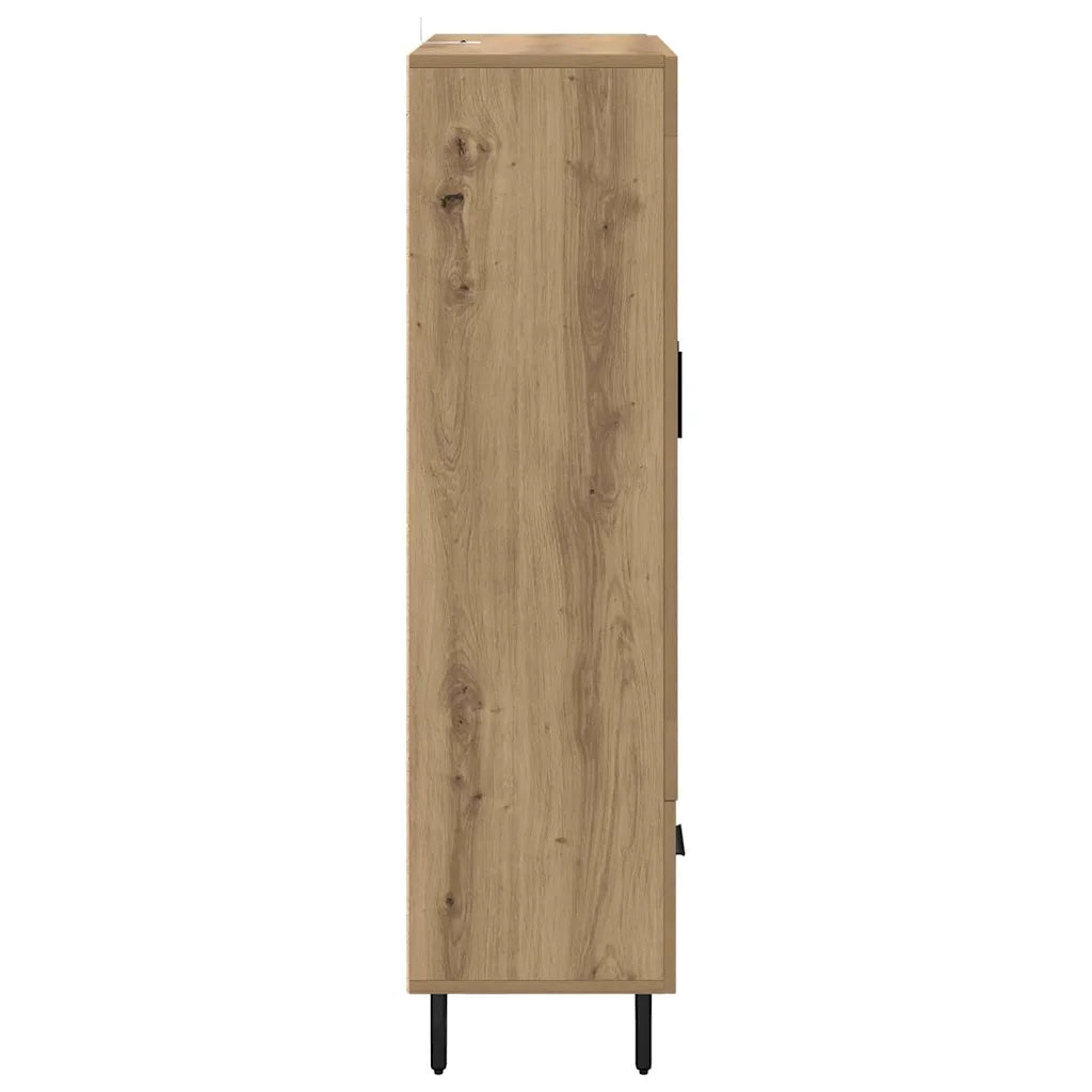 Credenza | Madia | Buffet da pranzo | Armadio da pranzo con cassetto Rovere artigianale 69,5 x 31 x 115 cm