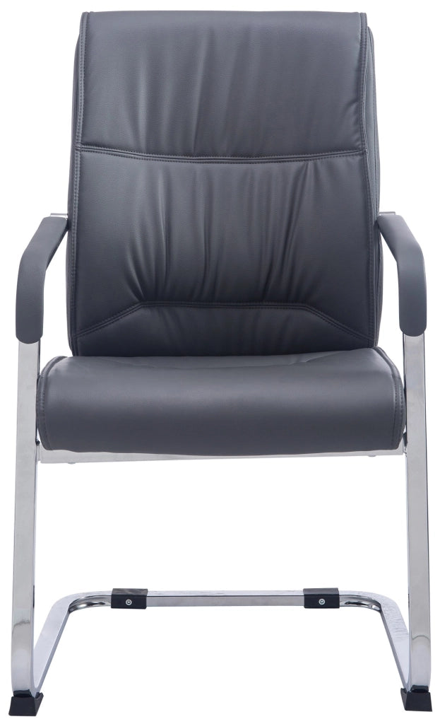 Sedia XL Anubis in similpelle grigio