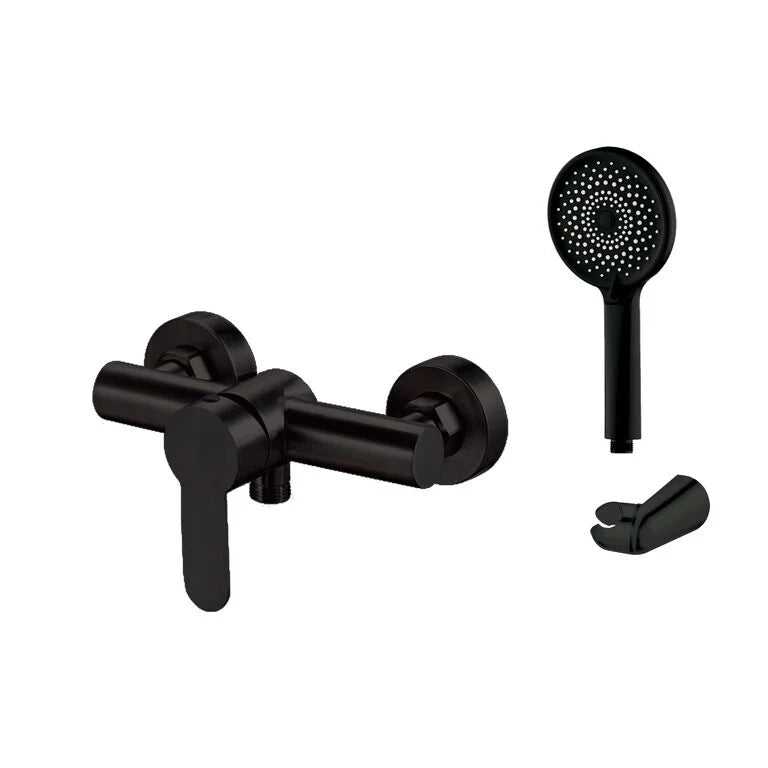 Miscelatore doccia Iony Acero Nero DUCHA.ES