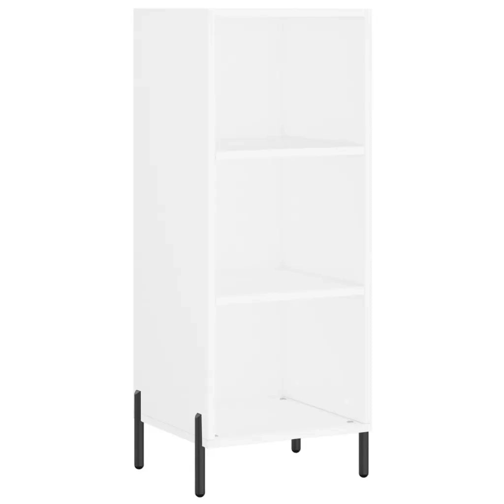 Credenza | Madia | Buffet da pranzo | Armadio da pranzo Bianca 34,5x32,5x90 cm in Legno Multistrato