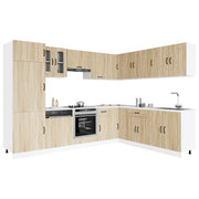 Set Mobili da Cucina 14 pz Kalmar Rovere Sonoma in Truciolato