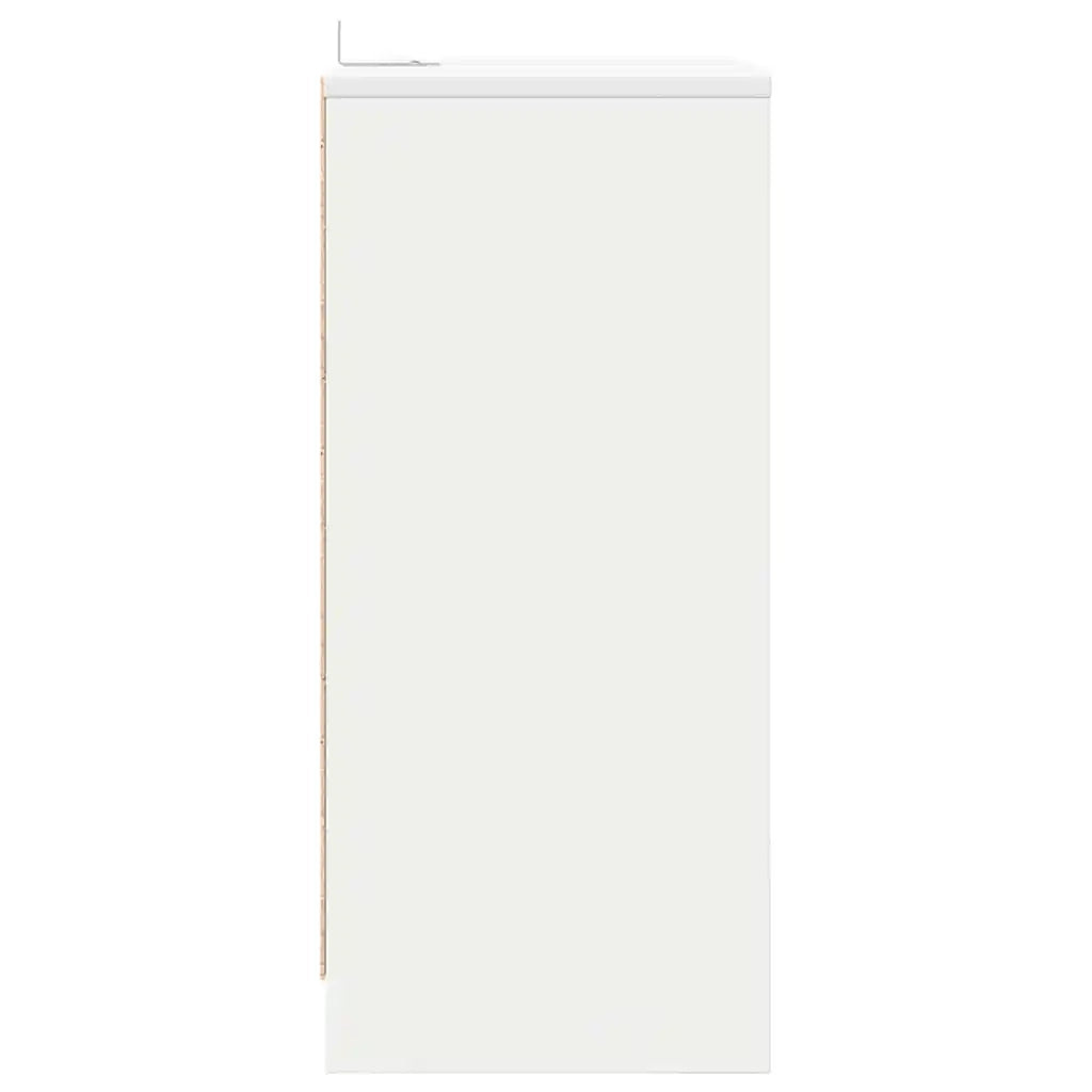 Comodino | Armadio da Notte | Mobiletto da notte con cassetto Bianco 40 x 30 x 467 cm Legno multistrato