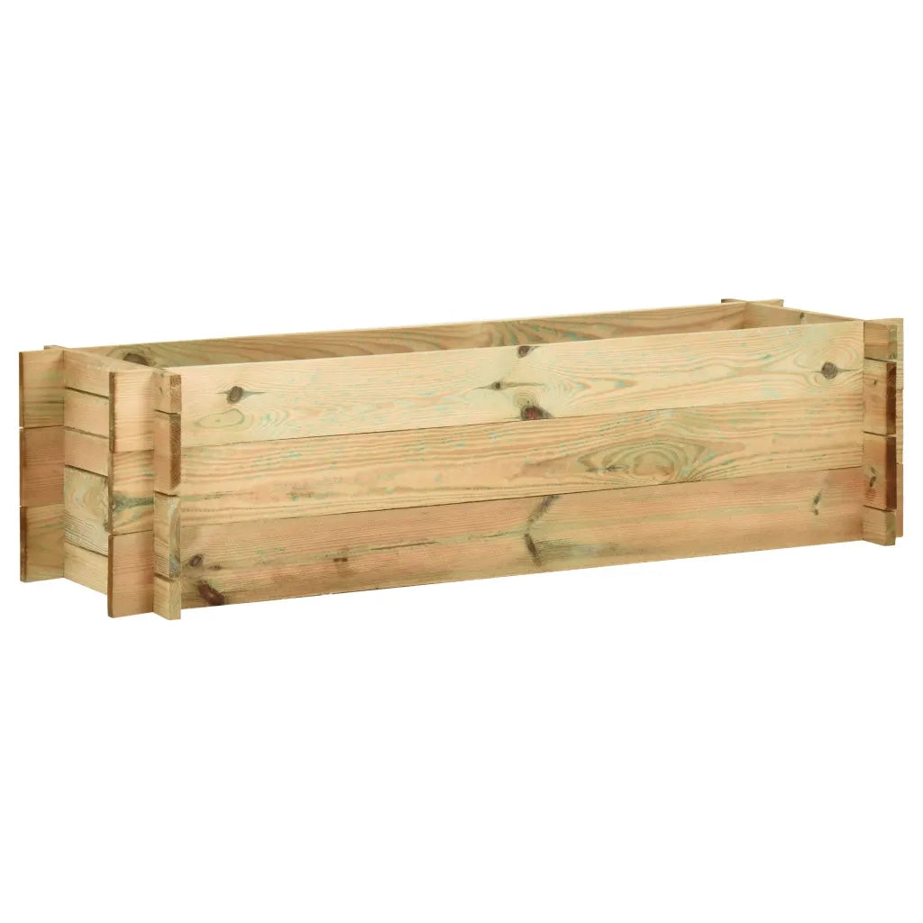 Fioriera Giardino Letto Vegetale in Legno Impregnato 120 cm cod mxl 47875