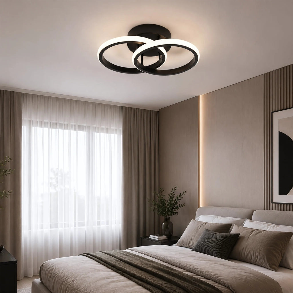 Lampada Da Soffitto A Led Lhj121-c Nera