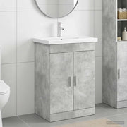 Set di mobili per il bagno Grigio Cemento 61 x 40 x 84,5 cm 3404353