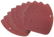 Set di carta abrasiva 40 pezzi - carta abrasiva a tre punte 180 grit - disegno a gancio/anello - per mini-macchine da spazzola - per diversi materiali - preforato con 5 fori - dischi abrasivi