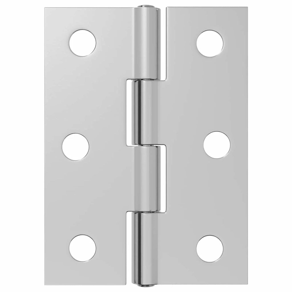 Cerniera 48 pz 44 x 31 x 5 mm Argento Acciaio 42041398