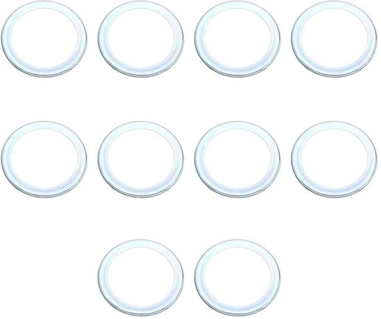 Olioafvoerplug in alluminio 10x - Vervangend Onderdeel 11126AA000 - Diametro interno 20mm - Diametro esterno 26mm - Spessore 2mm - Compatibile con Subaru - Carterpack - Piastra di sigillaggio