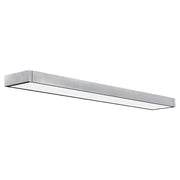 TOFU.1 Sospensione LED 40W 4000K IP20 - Sistema Lineare Moderno in Alluminio Grigio con Schermo Opale opzionale - Rossini Group