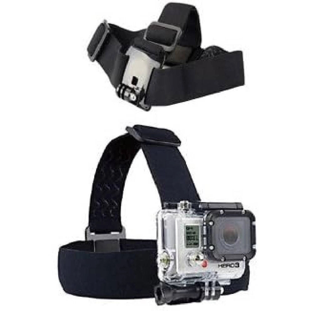 Trade Shop - Fascia Banda Cinghia Testa Capelli Gopro Eroe 4/3+/3/2/1 Rotante 360° Sport Gp-033 -