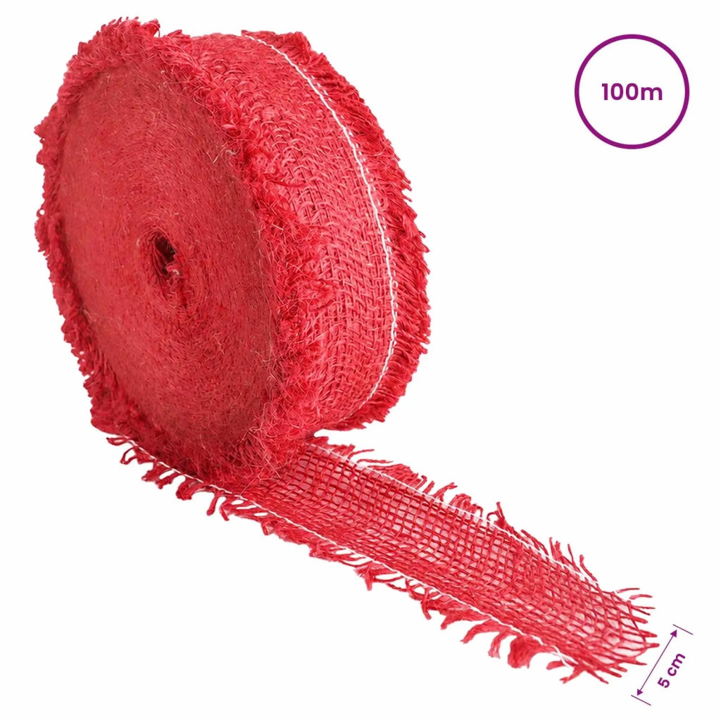 Rotolo di Juta Rosso 5 x 10000 cm 42012035