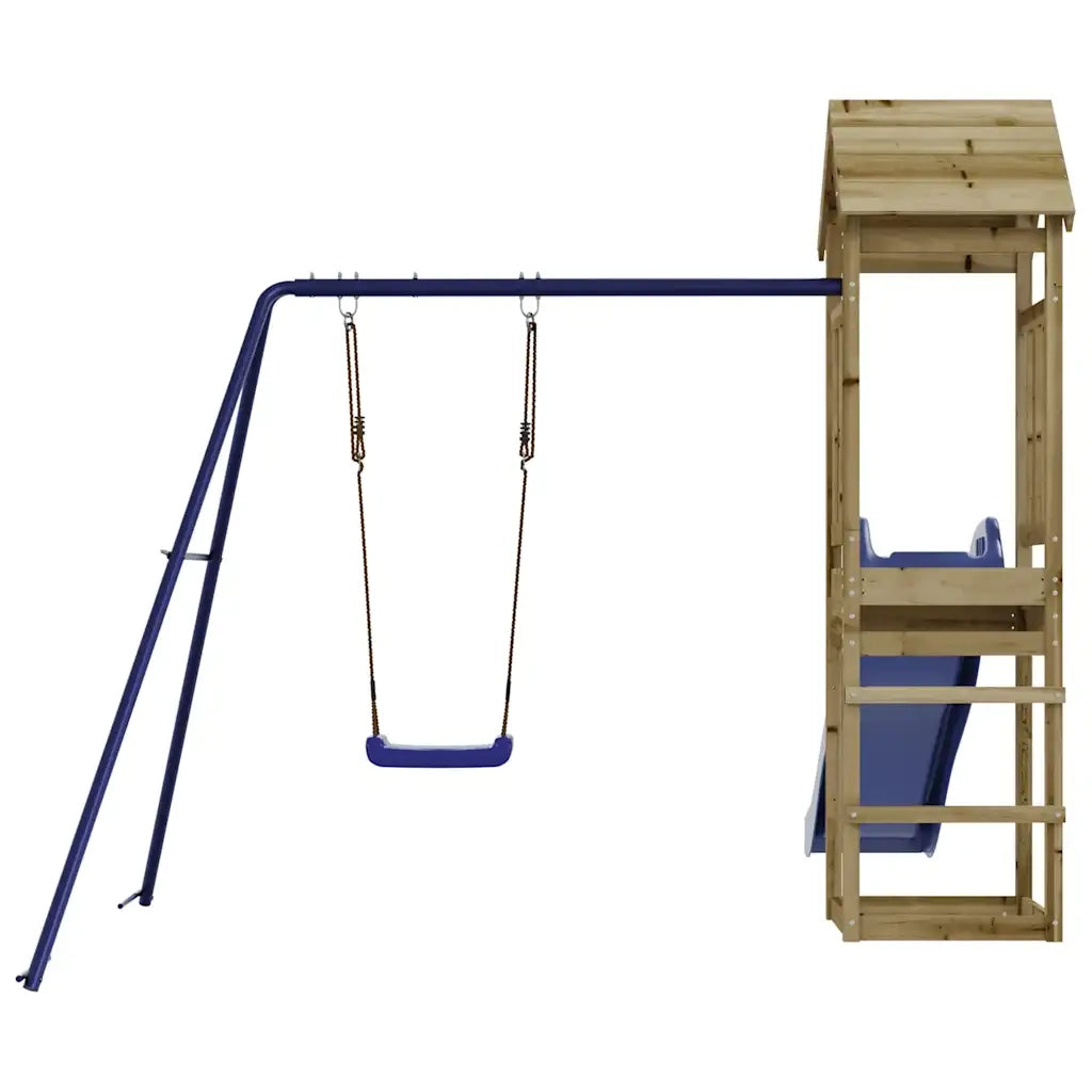 Set da Gioco da Esterno in Legno di Pino Impregnato CFW6282526