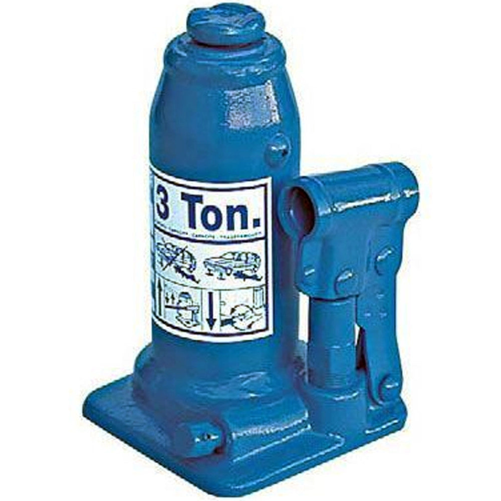 Trade Shop - Sollevatore Idraulico A Bottiglia Binda Idraulica Ton. 3 Omcn 125 Crick Cricco -
