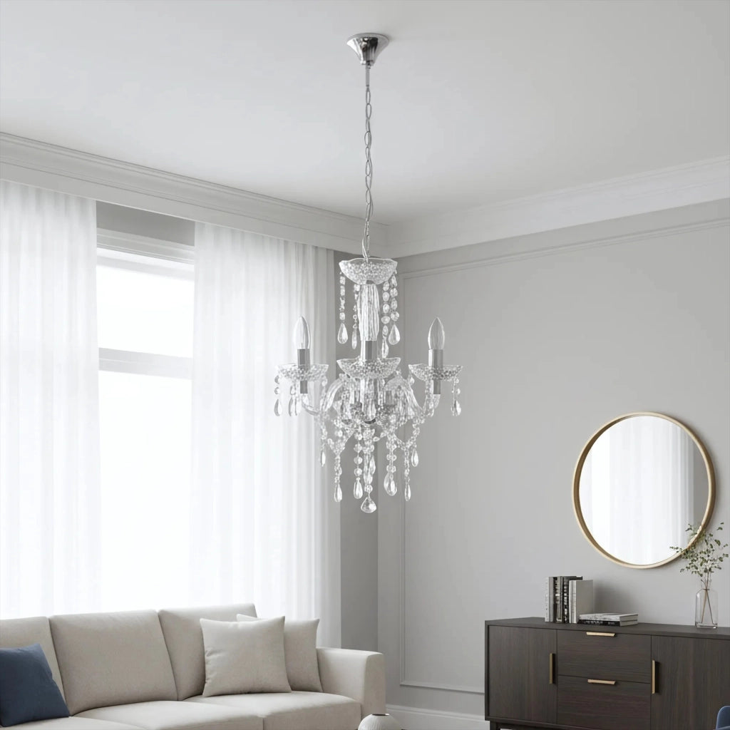Lampada Da Soffitto Ebt006-3cp Transparent