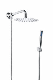 Kit set doccia con deviatore a pressione e braccio Cm 35